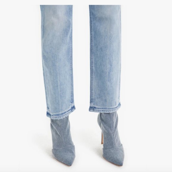 MOTHER | The Dazzler Yoke Front Ankle Straight Jeans (Wild Calling) Sz 32 NWT - Picture 4 of 7